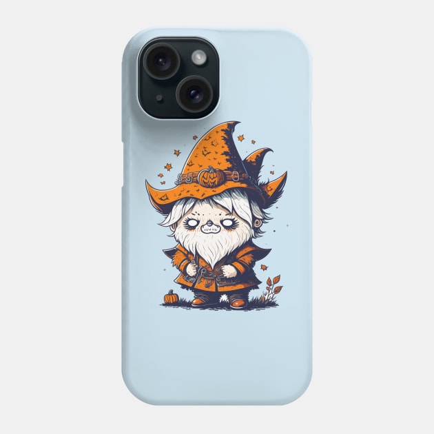 Halloween Gnome Phone Case by Maria Murtaza