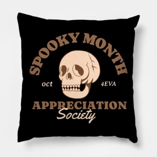 Spooky Month Appreciation Soceity Pillow