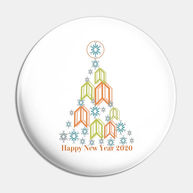 New Year Pin by dddesign