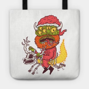 Alien Santa Tote