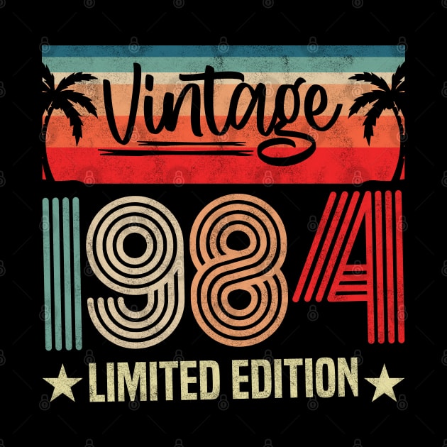 Vintage 1984 Limited Edition - 39th Birthday Vintage Design by BenTee