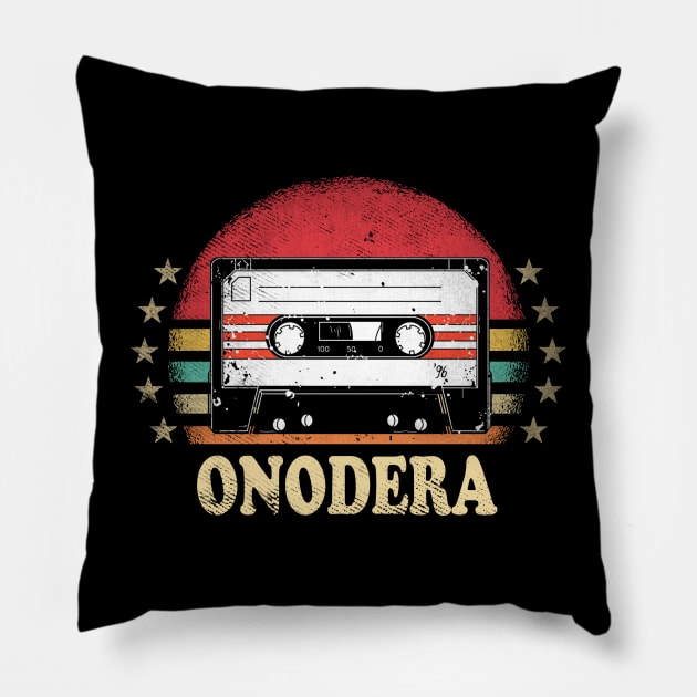 Personalized Name Onodera Vintage Styles Cassette Anime Pillow by Pippa Koning