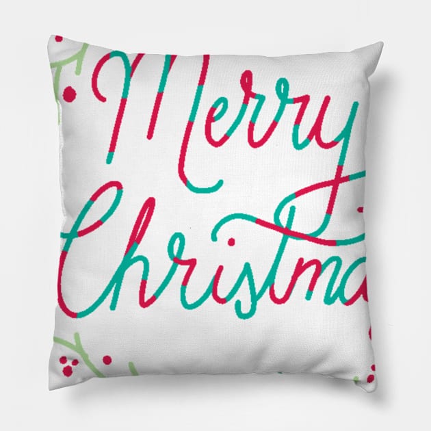 Merry Christmas Pillow by rayanammmar