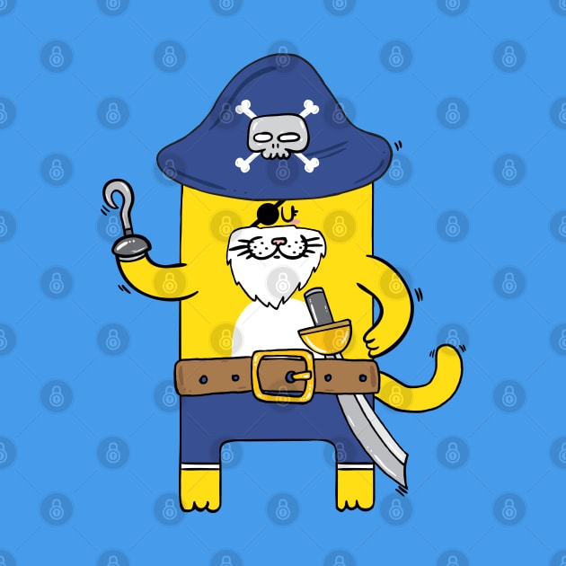 Pirate Meow by adrianserghie