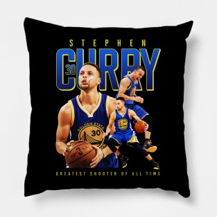 Steph Curry 30 Golden State Warriors Pillow