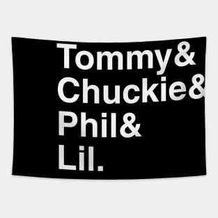 Rugrats - Tommy & Chuckie & Phil & Lil. (White) Tapestry