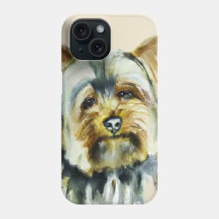 Yorkshire Terrier Watercolor - Gift For Dog Lovers Phone Case