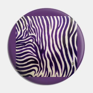 Zebra Vineyard Camo Pin