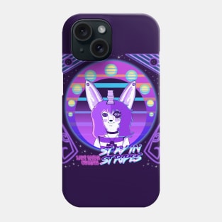 Stay in Stripes Version 1 (violet) Phone Case