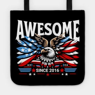 Awesome Since 2016 - Patriotic American Eagle Tote