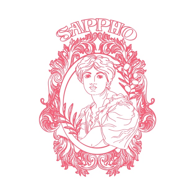 Sappho Portrait by Perpetual Brunch