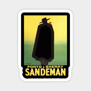 Sandeman, From Vintage Port & Sherry Advertisement Magnet