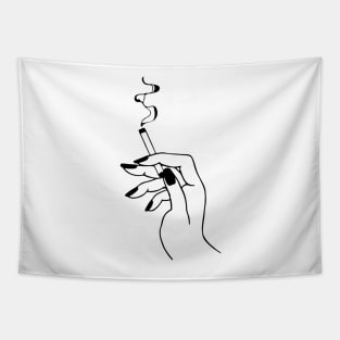 Hand Smoke Tapestry