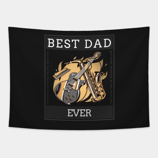 Best Dad Ever Tapestry by jeune98