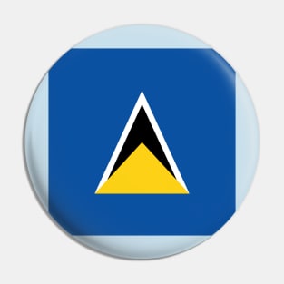 Saint Lucia Flag Pin