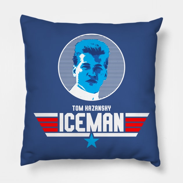 iceman top gun Pillow by digitalage