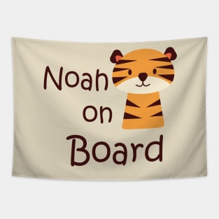Noah on board sticker Tapestry