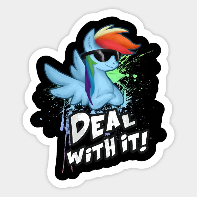 My Little Pony - Rainbow Dash - Deal With It - Season5 - Mug