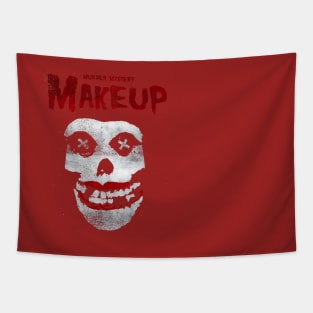 Bailey Sarian skull murder mystery and makeup Tapestry