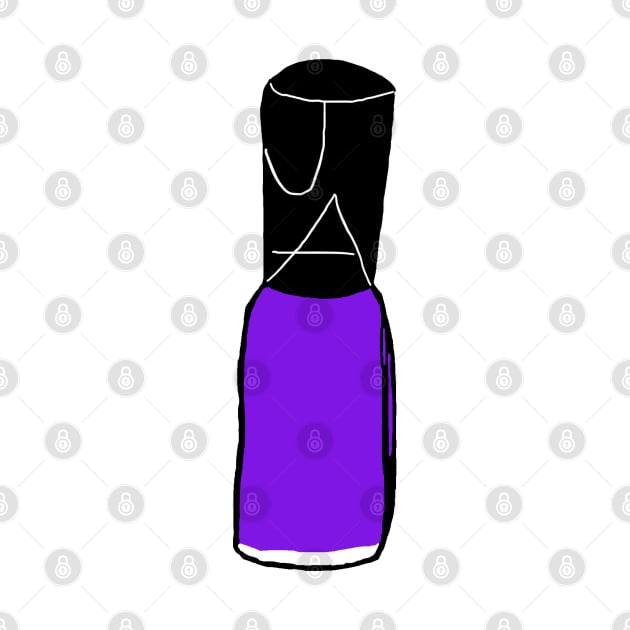 Purple Nail Polish by JadedAlice