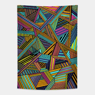 Geometric Lines Tapestry