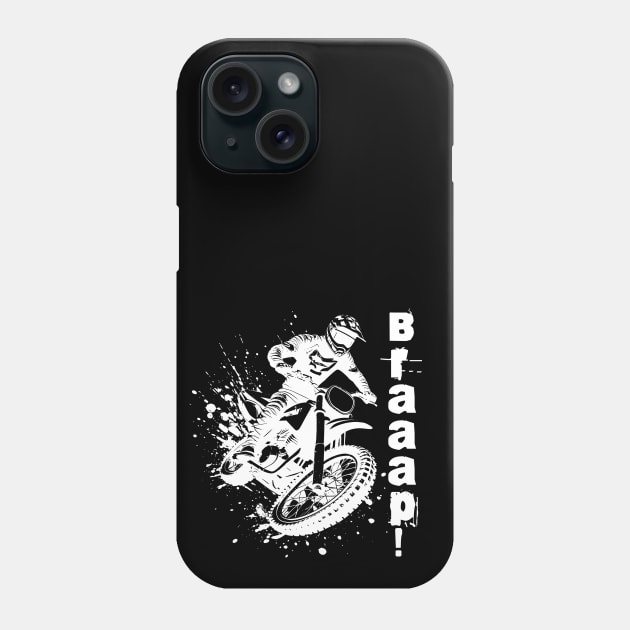 Motocross Braaap! Phone Case by Bellinna