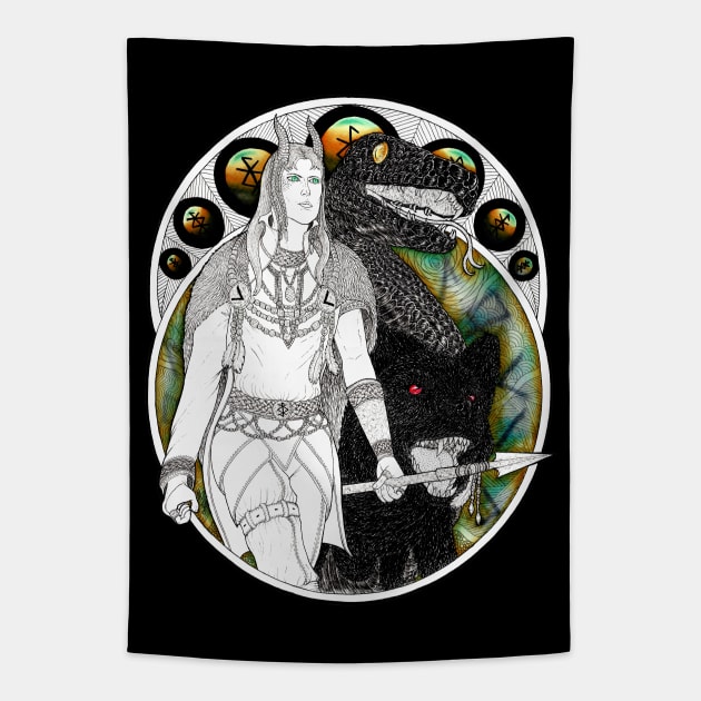 Loki Tapestry by VarvargArtwork