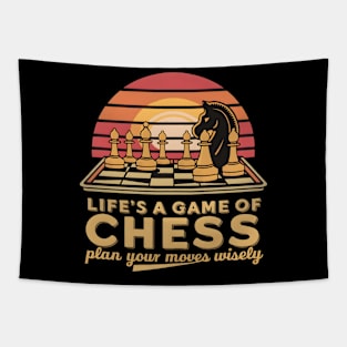 life's a game of chess Tapestry