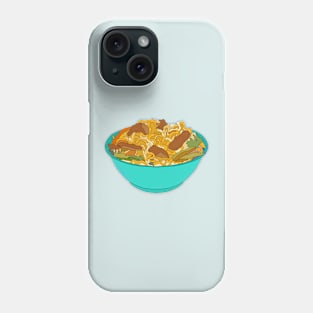 Green bowl of ramen Phone Case