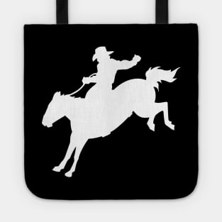 Rodeo Cowboy Silhouette Tote