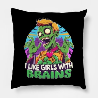 I Like Girls Pillow