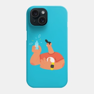 Sport Guy Drinking Phone Case