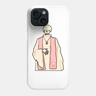 Skull priest Phone Case