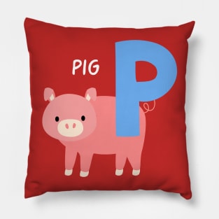 Pig name animal funny Pillow