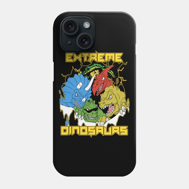 Extreme Dinosaurs Phone Case by Breakpoint