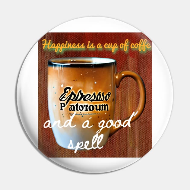 Happiness is a cup of coffee and a good spell. Pin by Fificole