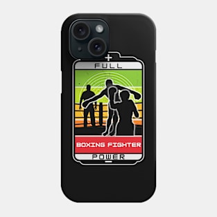 Boxing fighter full power Phone Case