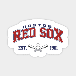 Retro Red Sox Magnet