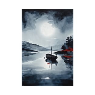 Boat on the River T-Shirt