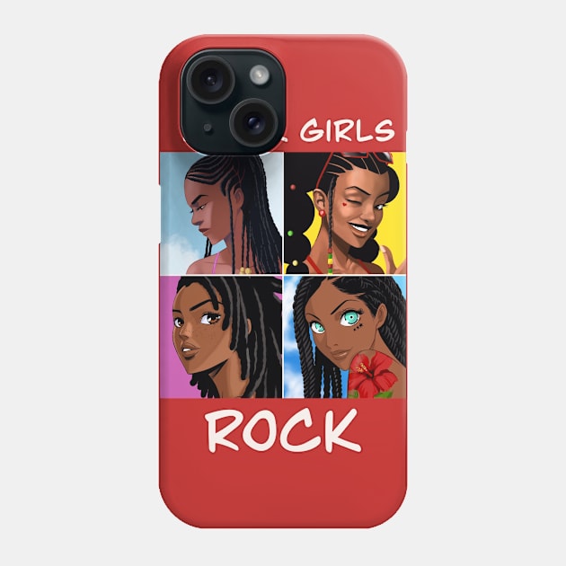 Black Queens Phone Case by Kurosan