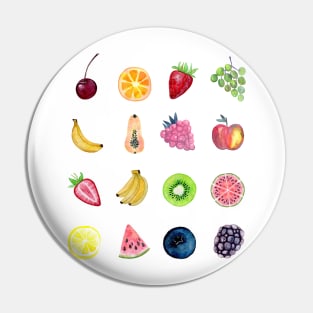 Fruit Multi Design Set 2 Pin