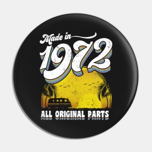 Made in 1972 All Original Parts Pin