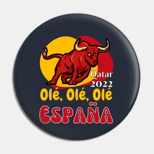 Spain Qatar World Cup 2022 Pin