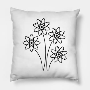 Atomic Flowers Pillow