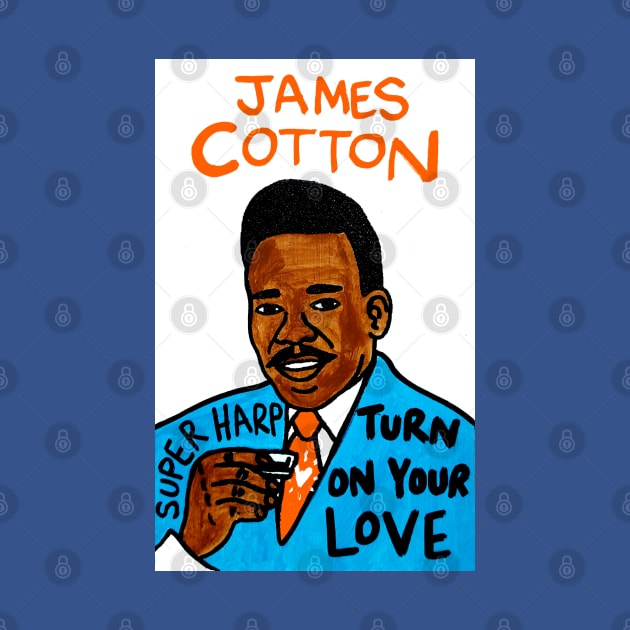 James Cotton by krusefolkart