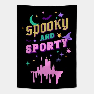 Spooky and Sporty - Light Mode | Gym Goth Tapestry