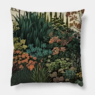 Beautiful Wildflowers garden Pillow