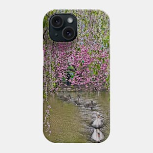 The Swans & The Weeping Cherries Phone Case