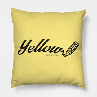 Yellow Crayon Pillow