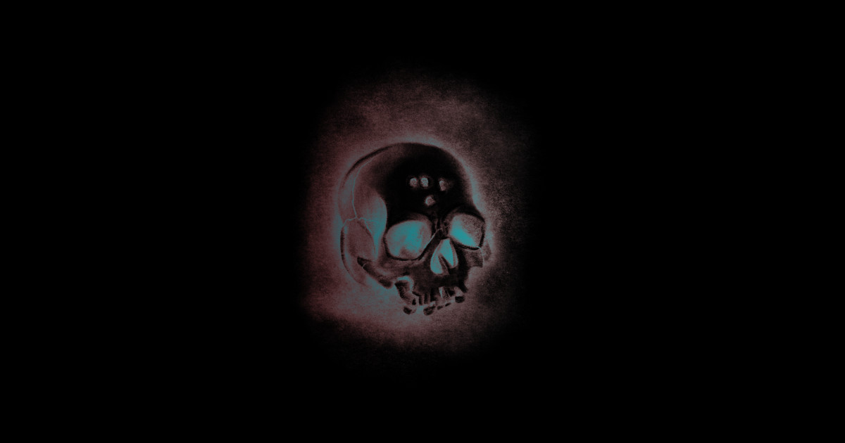Diffused Skull - Skull Design - Sticker | TeePublic